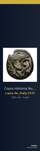 Copia Historia Numorum Italy 1937 — CANOA