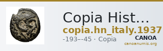 Copia Historia Numorum Italy 1937 — CANOA