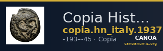 Copia Historia Numorum Italy 1937 — CANOA
