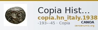 Copia Historia Numorum Italy 1938 — CANOA