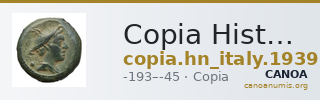 Copia Historia Numorum Italy 1939 — CANOA