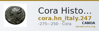 Cora Historia Numorum Italy 247 — CANOA