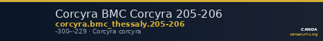 Corcyra BMC Corcyra 205-206 — CANOA