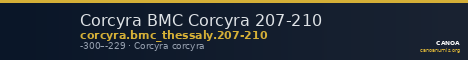 Corcyra BMC Corcyra 207-210 — CANOA