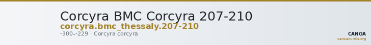 Corcyra BMC Corcyra 207-210 — CANOA