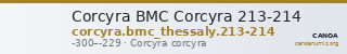 Corcyra BMC Corcyra 213-214 — CANOA