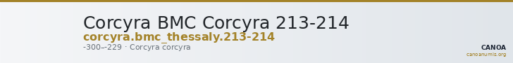 Corcyra BMC Corcyra 213-214 — CANOA