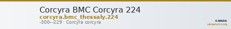 Corcyra BMC Corcyra 224 — CANOA