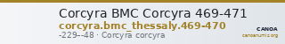 Corcyra BMC Corcyra 469-471 — CANOA