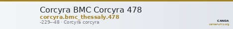 Corcyra BMC Corcyra 478 — CANOA