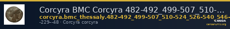 Corcyra BMC Corcyra 482-492_499-507_510-524_526-540_546-548_563-567 — CANOA