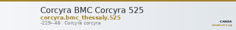 Corcyra BMC Corcyra 525 — CANOA