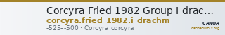 Corcyra Fried 1982 Group I drachm — CANOA