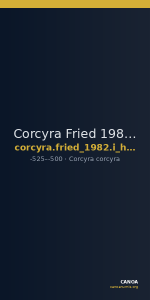 Corcyra Fried 1982 Group I hemidrachm A — CANOA