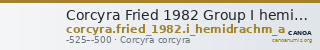 Corcyra Fried 1982 Group I hemidrachm A — CANOA