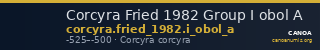 Corcyra Fried 1982 Group I obol A — CANOA