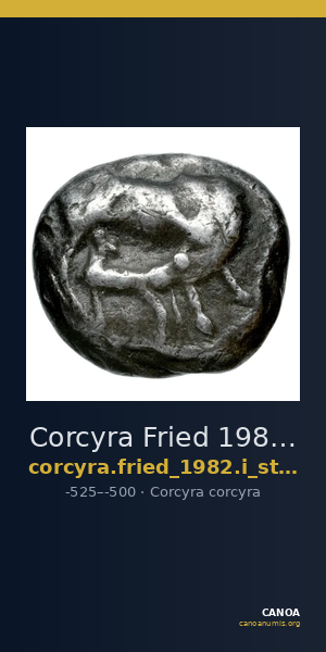 Corcyra Fried 1982 Group I stater — CANOA