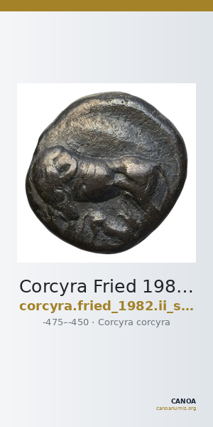Corcyra Fried 1982 Group II stater — CANOA