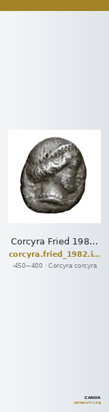 Corcyra Fried 1982 Group III diobol A — CANOA
