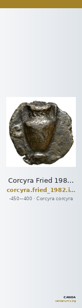 Corcyra Fried 1982 Group III diobol B — CANOA