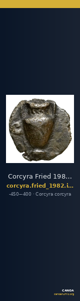 Corcyra Fried 1982 Group III diobol B — CANOA