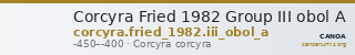 Corcyra Fried 1982 Group III obol A — CANOA