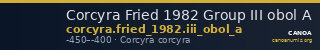 Corcyra Fried 1982 Group III obol A — CANOA