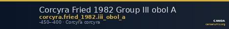 Corcyra Fried 1982 Group III obol A — CANOA