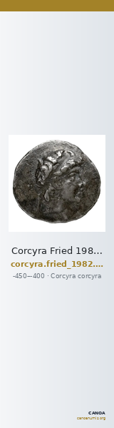 Corcyra Fried 1982 Group III obol B — CANOA
