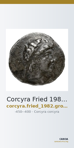 Corcyra Fried 1982 Group III obol B — CANOA
