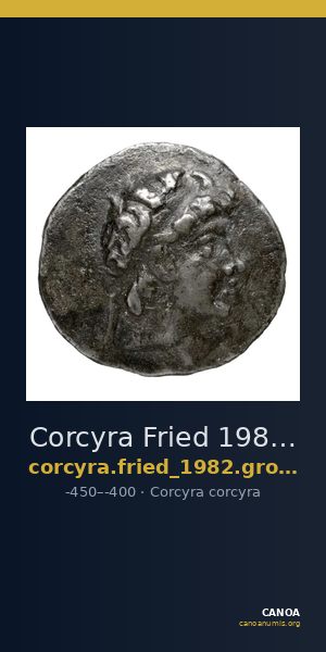 Corcyra Fried 1982 Group III obol B — CANOA