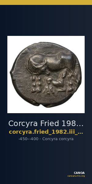 Corcyra Fried 1982 Group III stater — CANOA