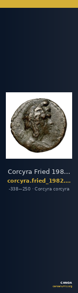 Corcyra Fried 1982 Group V drachm — CANOA