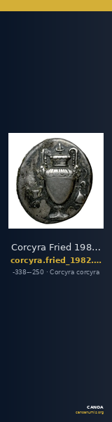 Corcyra Fried 1982 Group V hemidrachm — CANOA