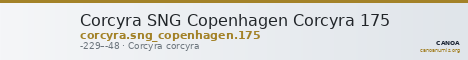 Corcyra SNG Copenhagen Corcyra 175 — CANOA