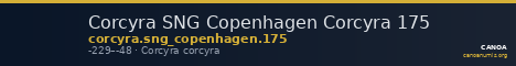 Corcyra SNG Copenhagen Corcyra 175 — CANOA