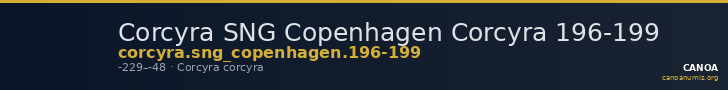 Corcyra SNG Copenhagen Corcyra 196-199 — CANOA