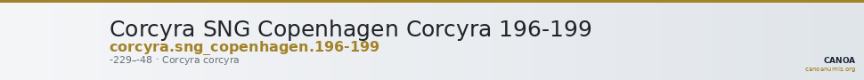 Corcyra SNG Copenhagen Corcyra 196-199 — CANOA