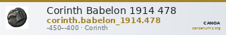 Corinth Babelon 1914 478 — CANOA