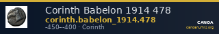 Corinth Babelon 1914 478 — CANOA