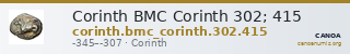 Corinth BMC Corinth 302; 415 — CANOA