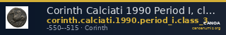 Corinth Calciati 1990 Period I, class 3 — CANOA