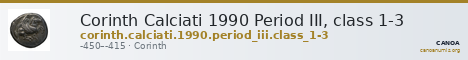 Corinth Calciati 1990 Period III, class 1-3 — CANOA