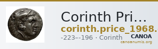 Corinth Price 1968 Class E — CANOA