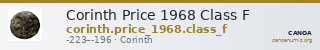 Corinth Price 1968 Class F — CANOA