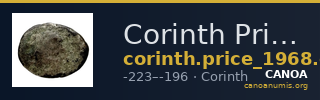Corinth Price 1968 Class G — CANOA