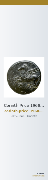 Corinth Price 1968 Group I — CANOA