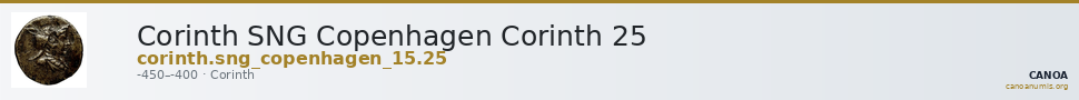 Corinth SNG Copenhagen Corinth 25 — CANOA