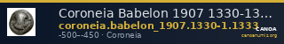 Coroneia Babelon 1907 1330-1331, 1333 — CANOA