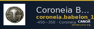 Coroneia Babelon 1914 279-282 — CANOA